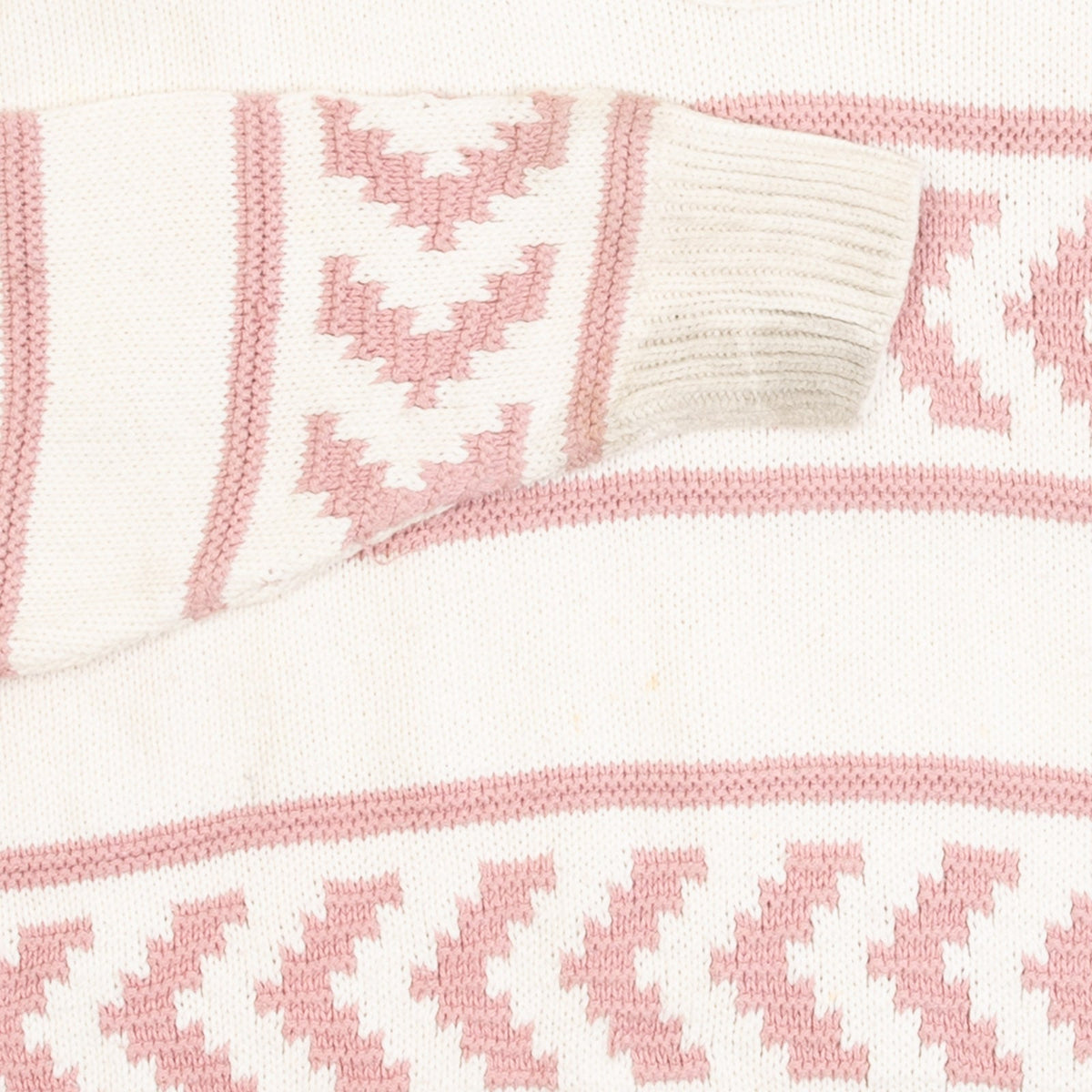 MEN'S VINTAGE 1990S STRUCTURED PATTERNED KNITTED JUMPER - LARGE