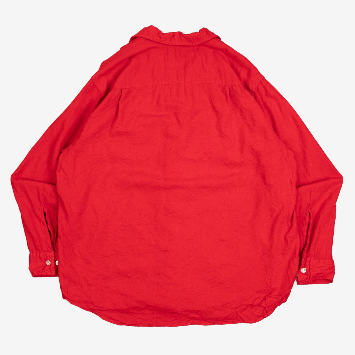 MEN'S VINTAGE 1980S CHAMOIS COTTON SHIRT - LARGE
