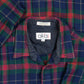 MEN'S VINTAGE 1990S CHECKED WOOL STYLE FLANNEL SHIRT - LARGE
