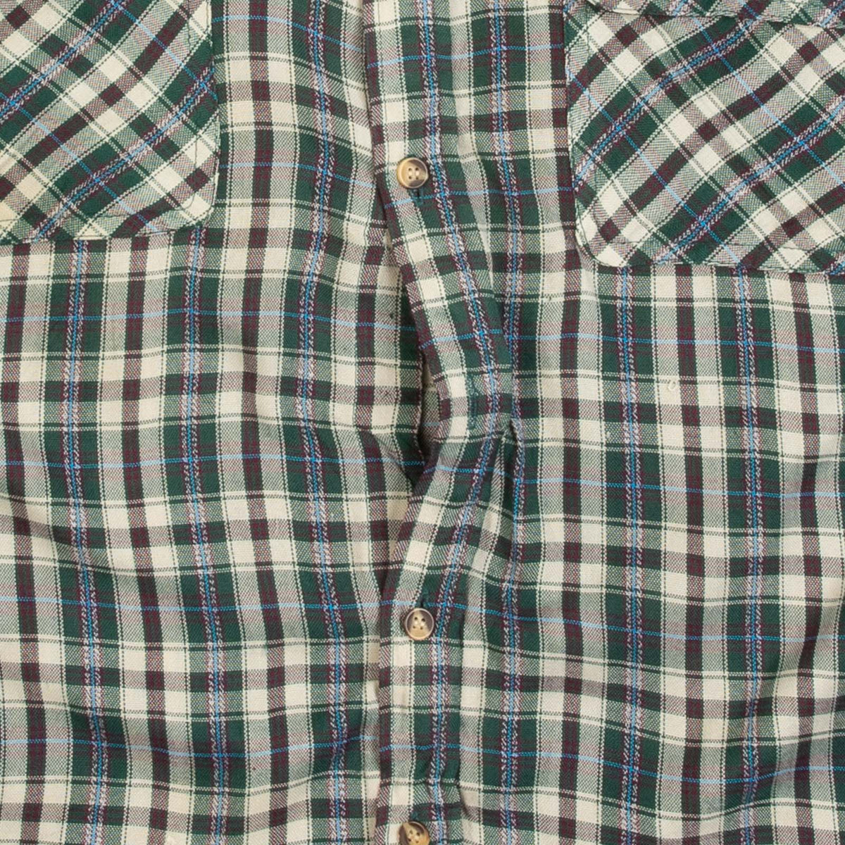 MEN'S VINTAGE 1990S CHECKED FLANNEL SHIRT - LARGE