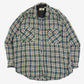 MEN'S VINTAGE 1990S CHECKED FLANNEL SHIRT - LARGE