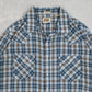 MEN'S VINTAGE 1990S CHECKED WESTERN SHIRT - X-LARGE