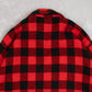 MEN'S VINTAGE 1980S CHECKED WOOL FLANNEL SHIRT - LARGE