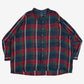 MEN'S VINTAGE 1990S CHECKED SHIRT - XXX-LARGE