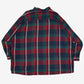 MEN'S VINTAGE 1990S CHECKED SHIRT - XXX-LARGE