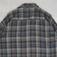 MEN'S VINTAGE 1990S CHECKED WOOL STYLE FLANNEL SHIRT - X-LARGE