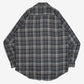 MEN'S VINTAGE 1990S CHECKED WOOL STYLE FLANNEL SHIRT - X-LARGE