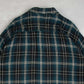 MEN'S VINTAGE 1990S CHECKED WOOL STYLE FLANNEL SHIRT - XX-LARGE