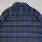 MEN'S VINTAGE 1990S CHECKED WOOL STYLE FLANNEL SHIRT - X-LARGE