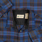 MEN'S VINTAGE 1990S CHECKED WOOL STYLE FLANNEL SHIRT - X-LARGE