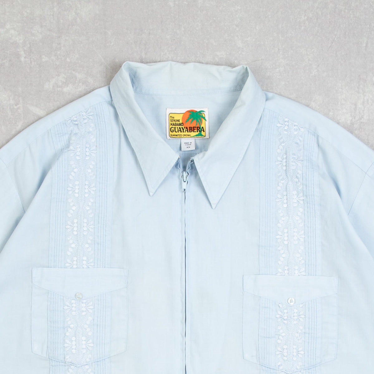 MEN'S VINTAGE 1990S CUBAN GUAYABERA SHIRT - XX-LARGE
