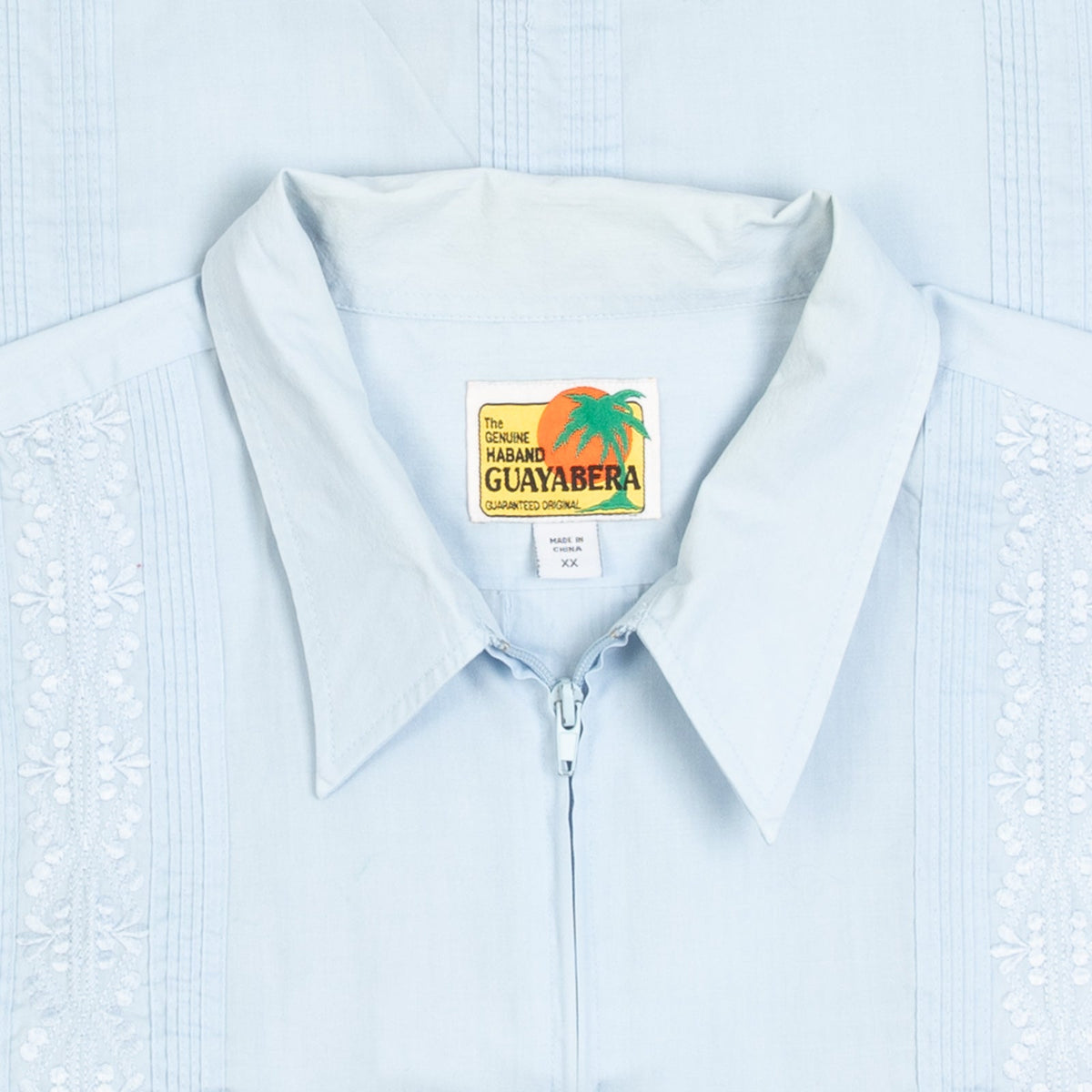 MEN'S VINTAGE 1990S CUBAN GUAYABERA SHIRT - XX-LARGE