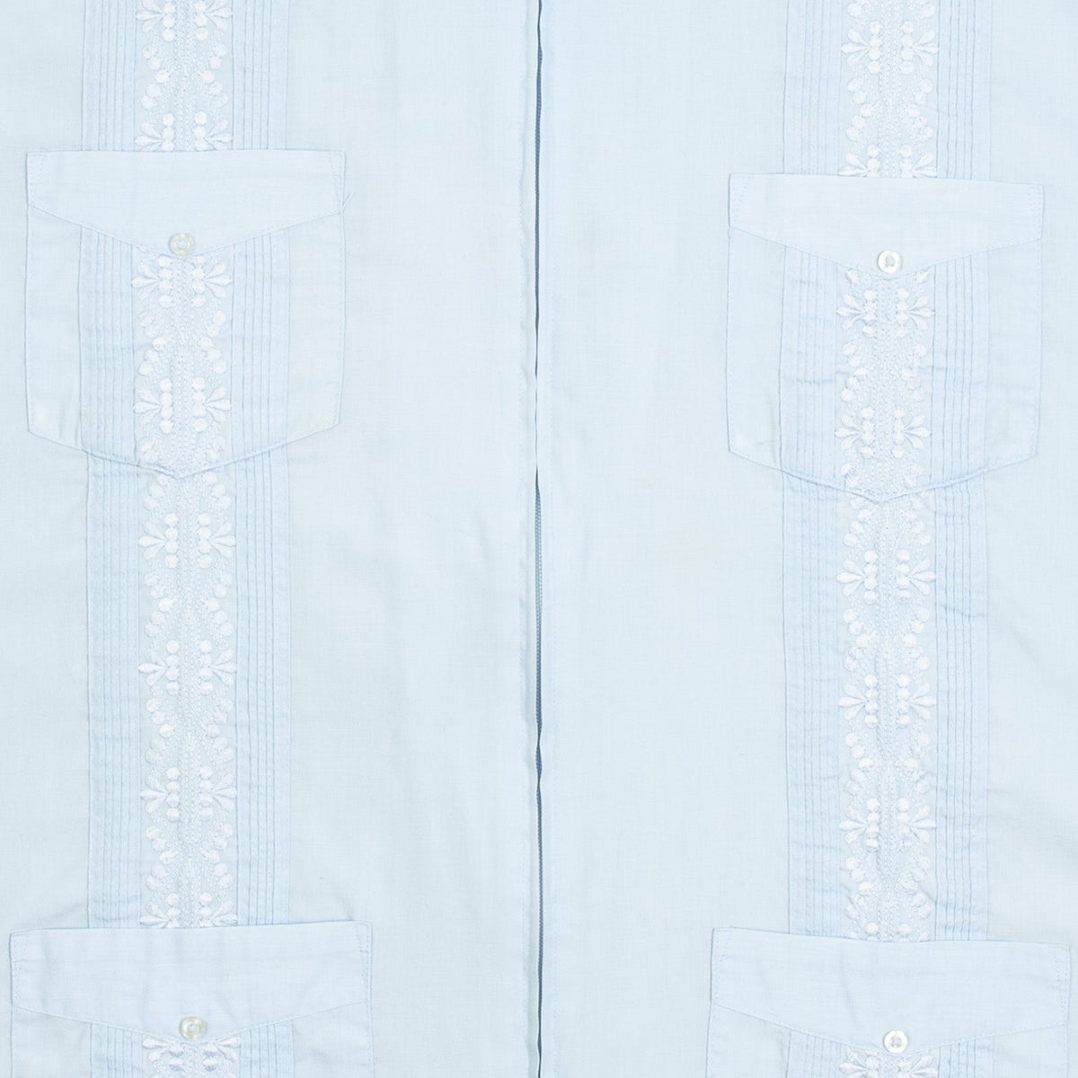 MEN'S VINTAGE 1990S CUBAN GUAYABERA SHIRT - XX-LARGE