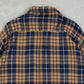 MEN'S VINTAGE 1990S CHECKED WOOL STYLE FLANNEL SHIRT - X-LARGE