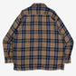 MEN'S VINTAGE 1990S CHECKED WOOL STYLE FLANNEL SHIRT - X-LARGE