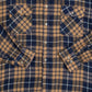 MEN'S VINTAGE 1990S CHECKED WOOL STYLE FLANNEL SHIRT - X-LARGE