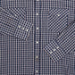 MEN'S VINTAGE 1990S CHECKED WESTERN SHIRT - X-LARGE