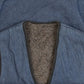 MEN'S VINTAGE 1980S DENIM FLEECE LINED VEST JACKET - MEDIUM