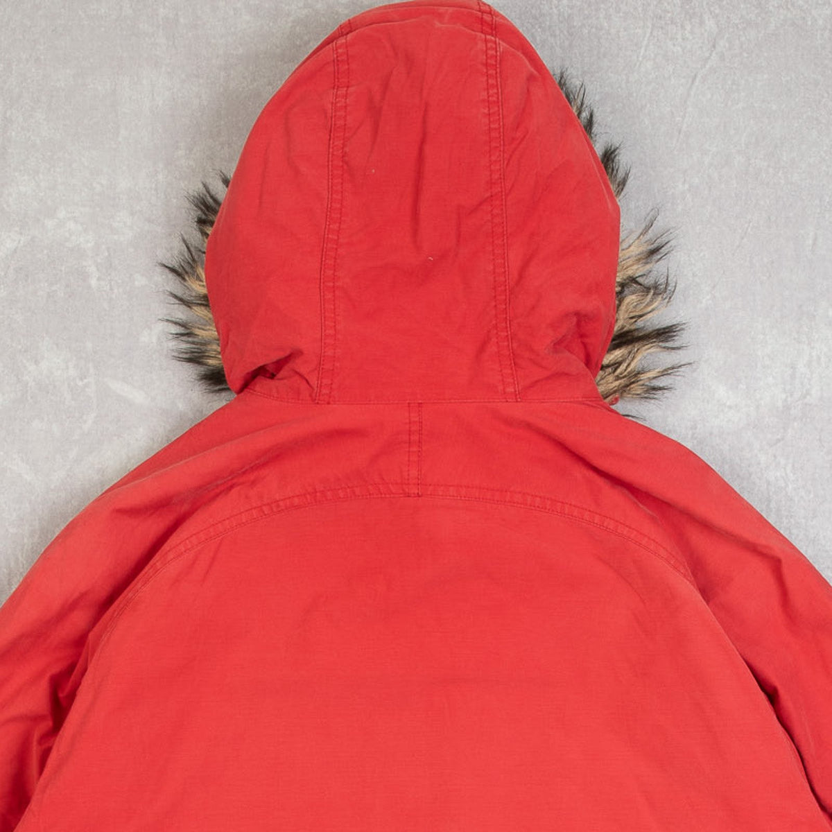 MEN'S VINTAGE 1990S TIMBERLAND HOODED PARKA JACKET - MEDIUM