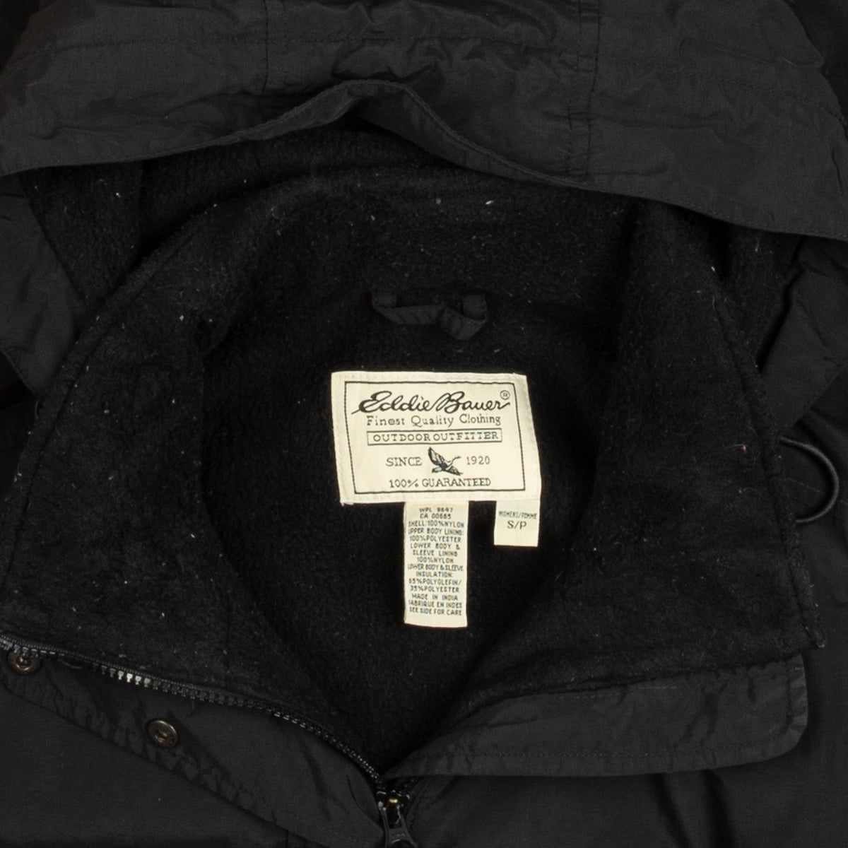 WOMEN'S VINTAGE 1990S EDDIE BAUER HOODED PARKA JACKET - SMALL