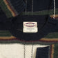 MEN'S VINTAGE 1990S CHECKED KNITTED JUMPER - MEDIUM