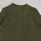 MEN'S VINTAGE 1990S QUARTER ZIP KNITTED JUMPER - LARGE