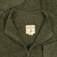 MEN'S VINTAGE 1990S QUARTER ZIP KNITTED JUMPER - LARGE