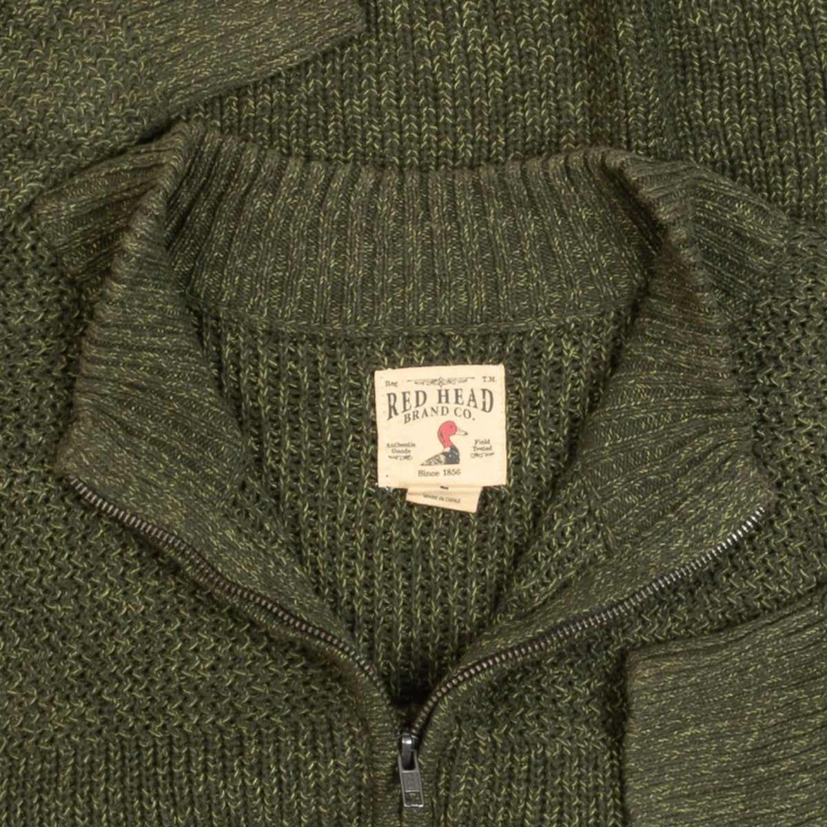 MEN'S VINTAGE 1990S QUARTER ZIP KNITTED JUMPER - LARGE