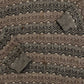 MEN'S VINTAGE 1990S PATTERNED STRIPED KNITTED JUMPER - MEDIUM
