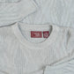 MEN'S VINTAGE 1990S STRUCTURED KNITTED JUMPER - LARGE