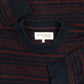 WOMEN'S VINTAGE 1990S STRIPED KNITTED JUMPER - LARGE
