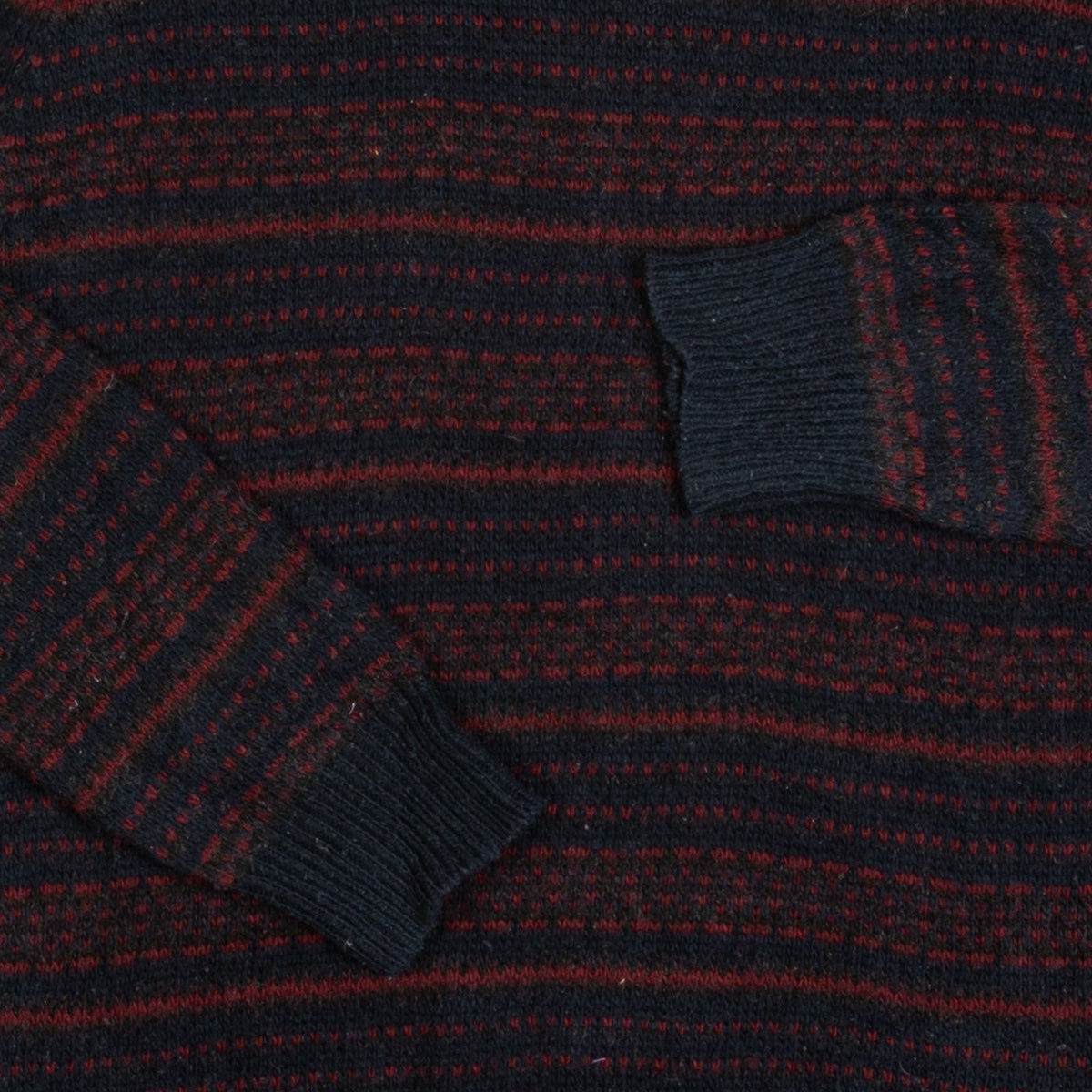 WOMEN'S VINTAGE 1990S STRIPED KNITTED JUMPER - LARGE