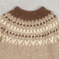 MEN'S VINTAGE 1970S WOOL YOKE PATTERNED KNITTED JUMPER - LARGE