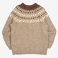 MEN'S VINTAGE 1970S WOOL YOKE PATTERNED KNITTED JUMPER - LARGE