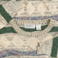 MEN'S VINTAGE 1990S PATTERNED KNITTED JUMPER - X-LARGE