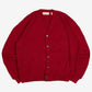 MEN'S VINTAGE 1980S IZOD KNITTED CARDIGAN - LARGE