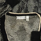 MEN'S VINTAGE 1990S STRUCTURED PATTERNED KNITTED CARDIGAN - X-LARGE