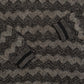MEN'S VINTAGE 1990S STRUCTURED CHEVRON KNITTED JUMPER - X-SMALL