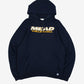 MEN'S VINTAGE RUSSELL ATHLETIC MEAD VOLLEYBALL HOODED SWEATSHIRT - MEDIUM