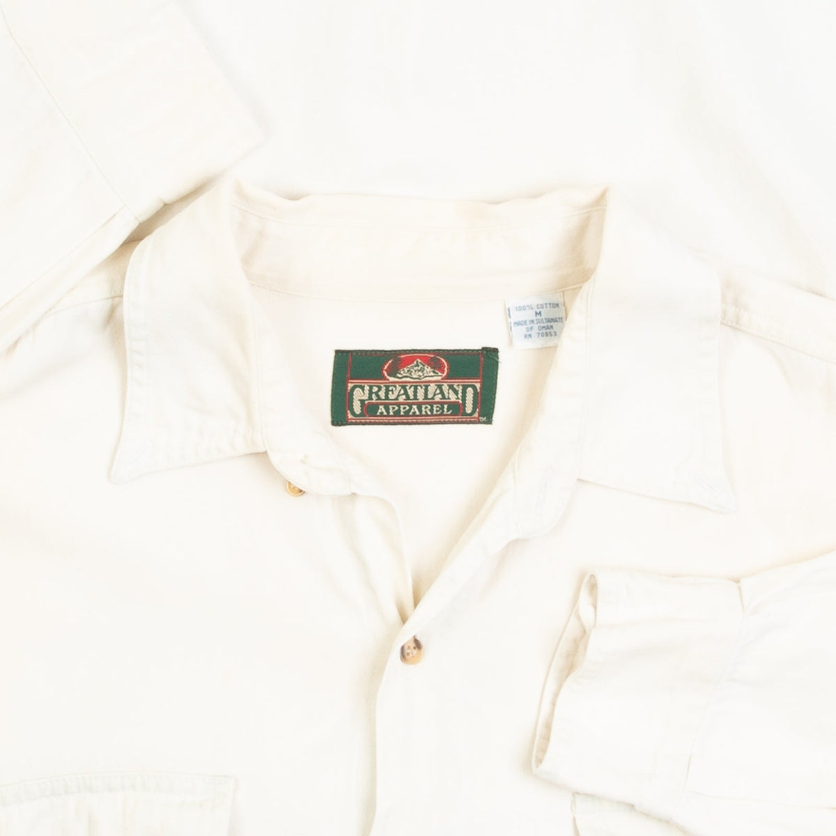 MEN'S VINTAGE 1990S HEAVY COTTON SHIRT - X-LARGE