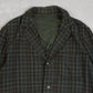MEN'S VINTAGE 1980S WOOL CHECKED BLAZER JACKET - LARGE