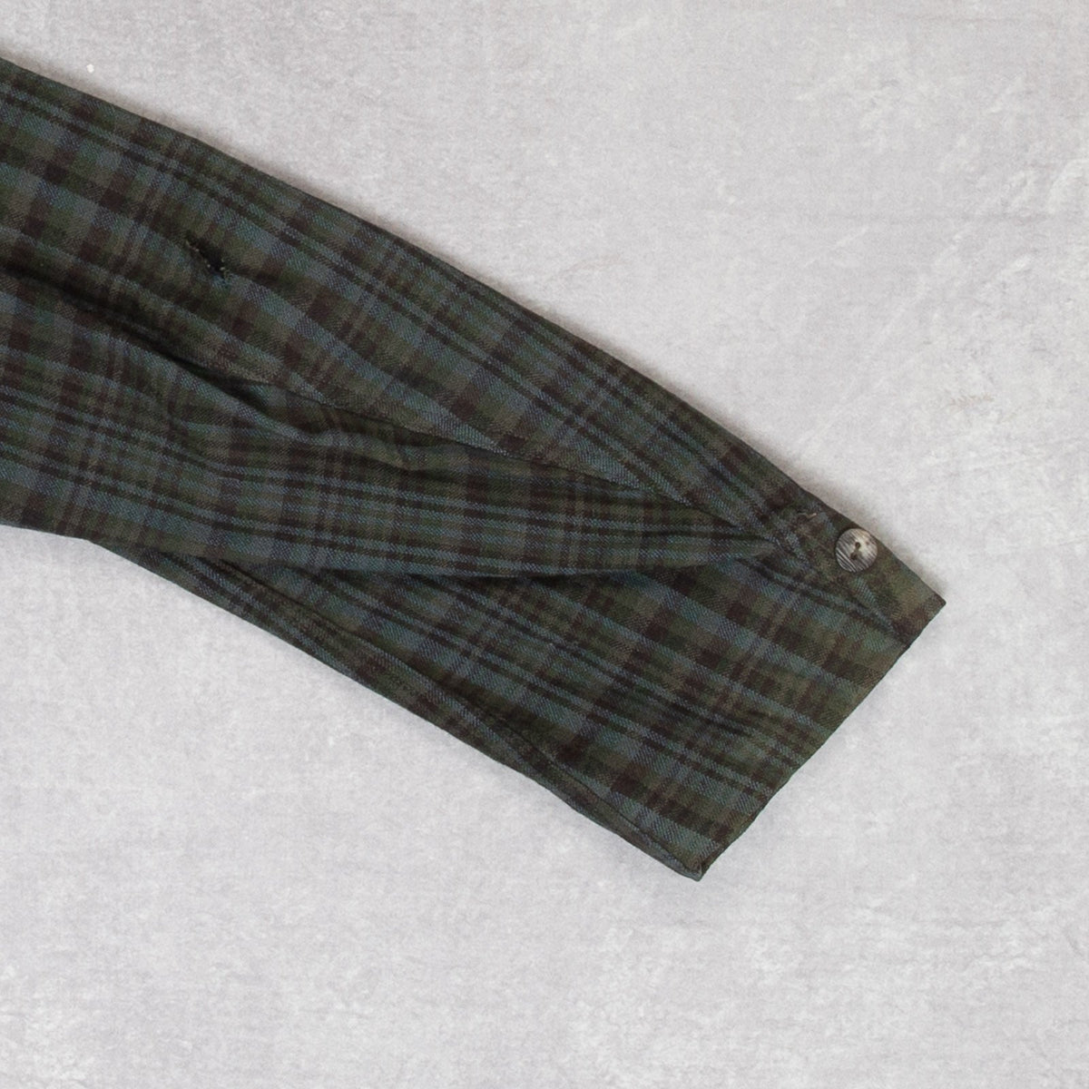 MEN'S VINTAGE 1980S WOOL CHECKED BLAZER JACKET - LARGE