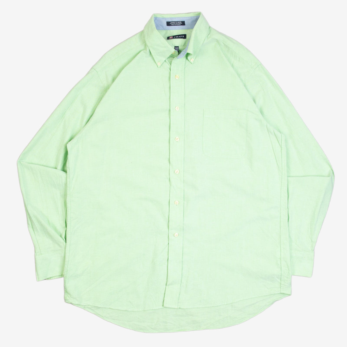 MEN'S VINTAGE CHAPS LINEN SHIRT - X-LARGE