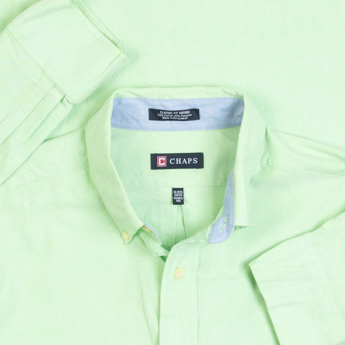 MEN'S VINTAGE CHAPS LINEN SHIRT - X-LARGE