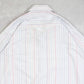 MEN'S VINTAGE 1980S STRIPED WESTERN SHIRT - LARGE