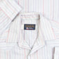 MEN'S VINTAGE 1980S STRIPED WESTERN SHIRT - LARGE