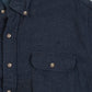 MEN'S VINTAGE 1990S CHECKED WOOL FLANNEL SHIRT - X-LARGE