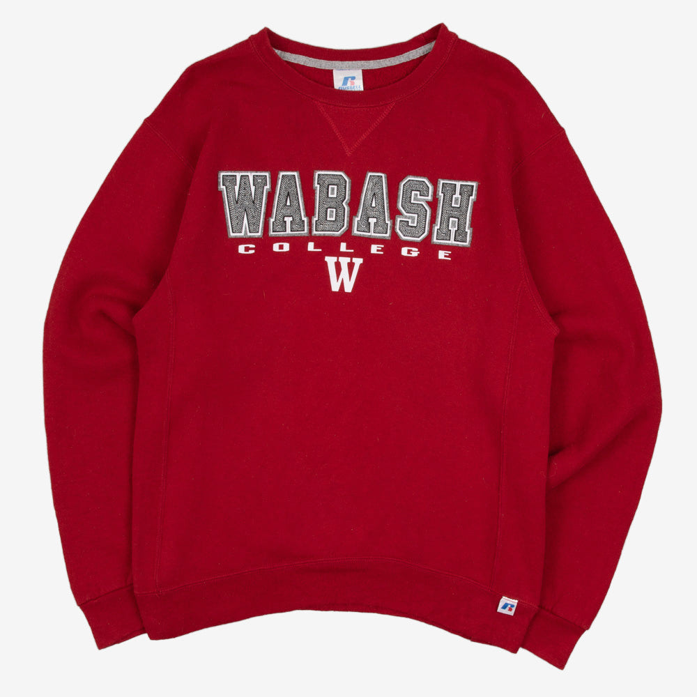 MEN'S VINTAGE RUSSELL ATHLETIC WABASH COLLEGE SWEATSHIRT - SMALL