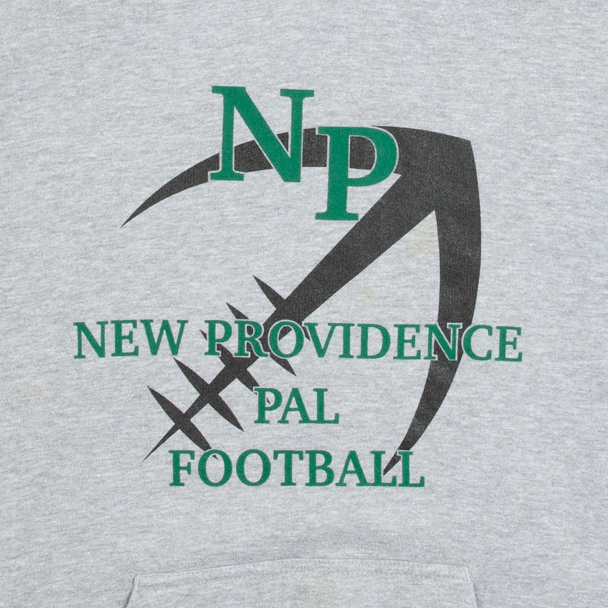 MEN'S VINTAGE 1990S NEW PROVIDENCE HOODED SWEATSHIRT - LARGE