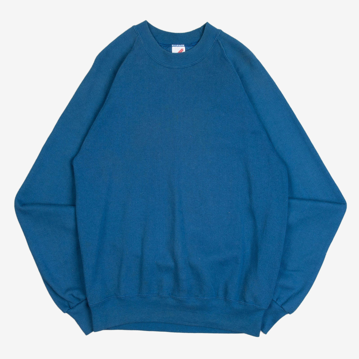 MEN'S VINTAGE 1980S BLANK RAGLAN SWEATSHIRT - LARGE